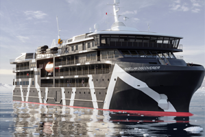 Magellan Discoverer Cruise Ship in Antarctica